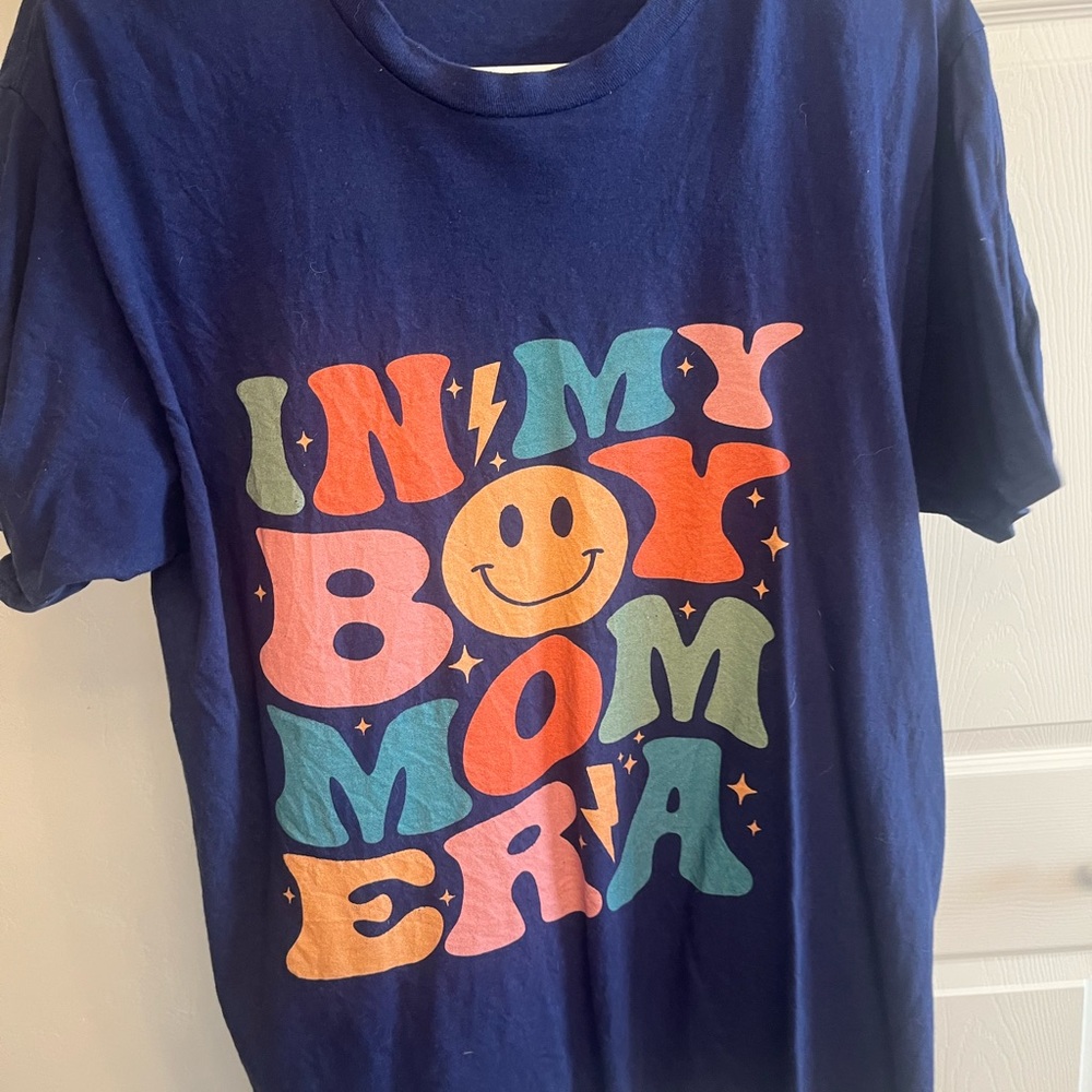 In my boy mom era shirt